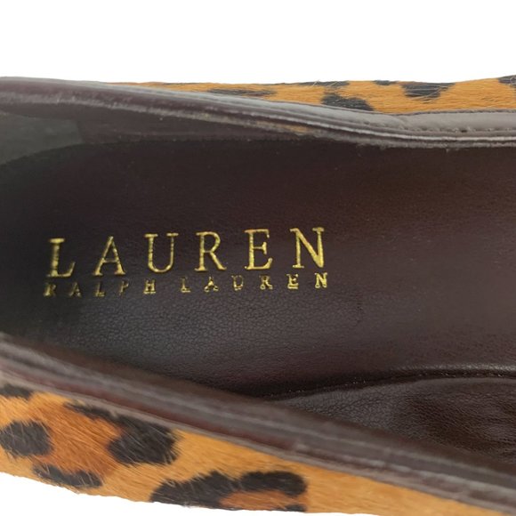 LAUREN RALPH LAUREN Ponyhair Animal Print RLL Logo‎ Monstrap - Picture 10 of 12